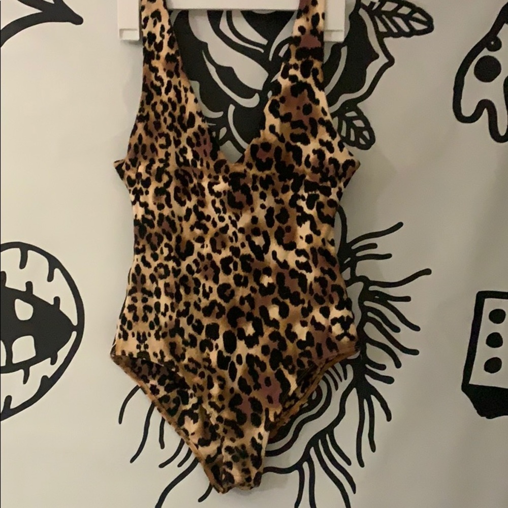 Kendall and Kylie leopard bodysuit
